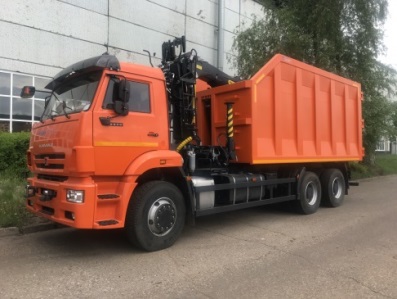 КАМАЗ 65115-Ломовоз с КМУ VM 10-74